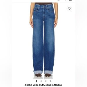 Paige Sasha wide cuff Jeans in Nadira Womens 29